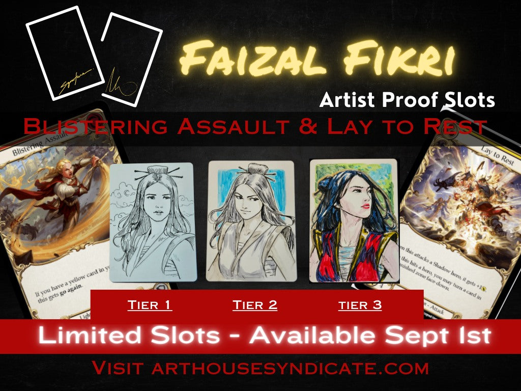 Faizal Fikri Artist Proof Slot - Blistering Assualt