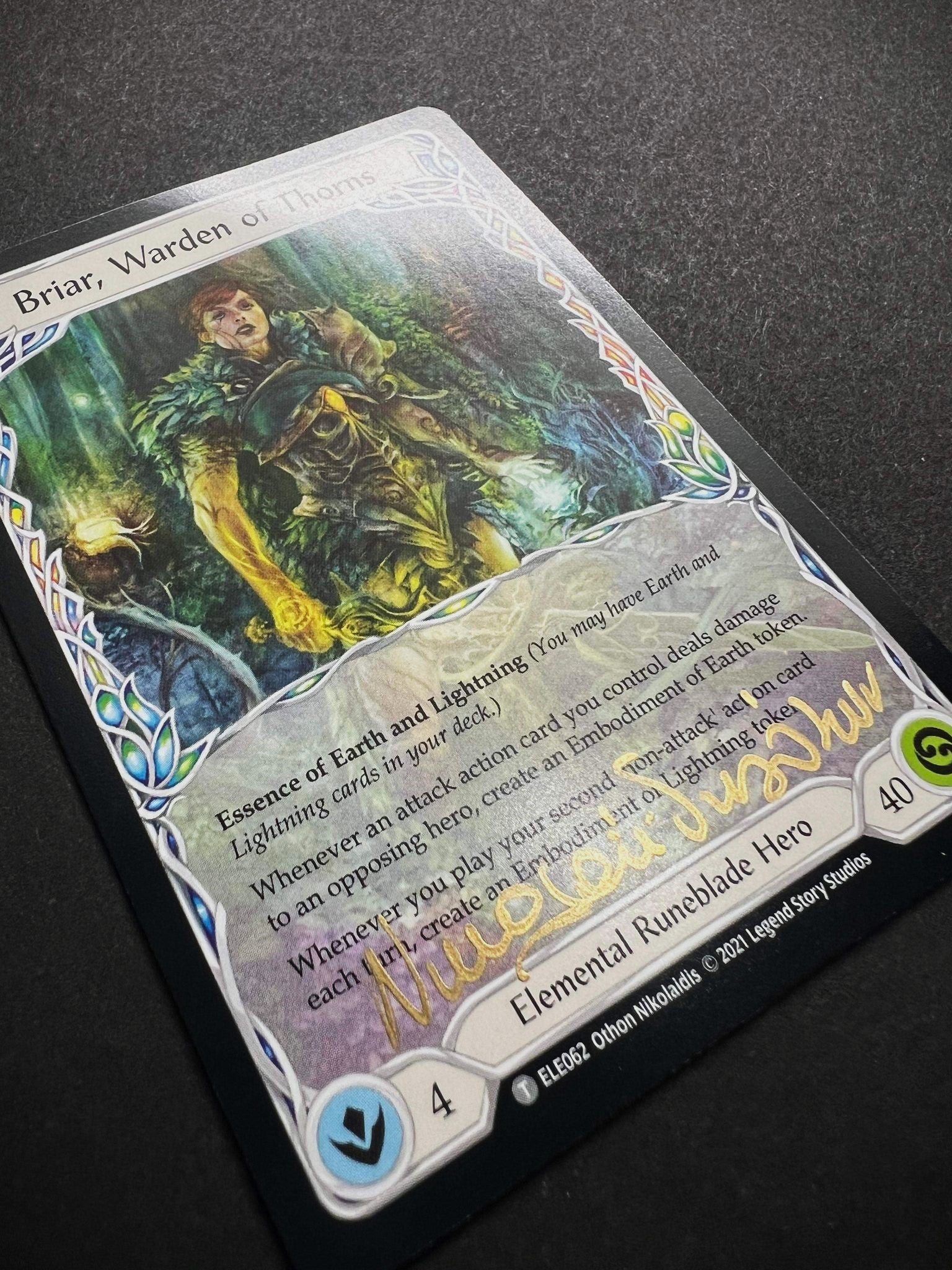 Signed Hero "Briar, Warden of Thorns"
